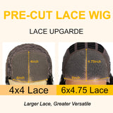 Sunber Affordable 13x4 Lace Frontal Wigs Body Wave Human Hair Wigs Lace Closure Pre-plucked Hairline Flash Sale