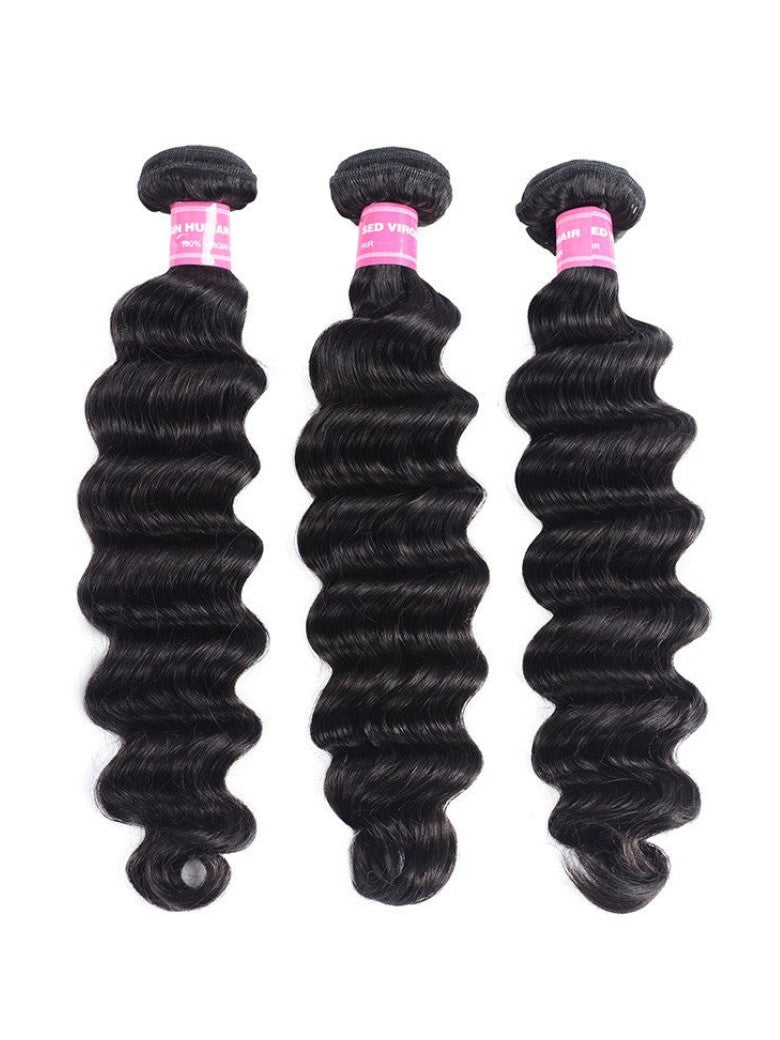 Sunber Hair 3 Bundles Loose Deep Wave Hair Bundles On Sale 12-26 Inch 100% Human Hair