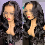 Sunber 13x4 Full Lace Frontal Wig Body Wave Virgin Human Hair Wigs Pre-plucked Hairline