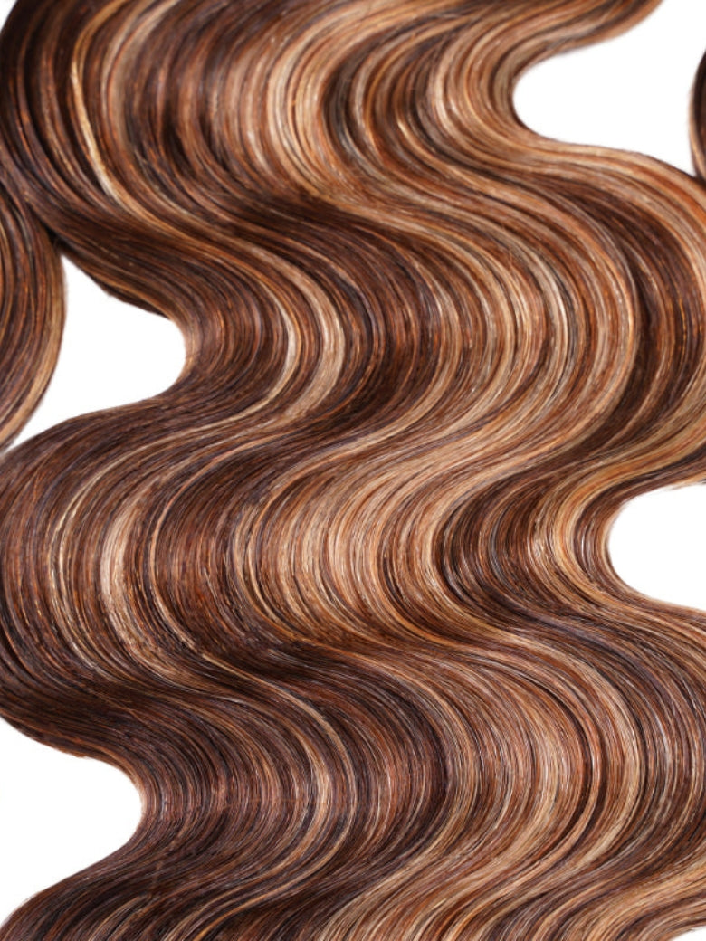 Sunber Ombre Blonde Highlight Body Wave 3 Bundles Human Hair Weave Extensions