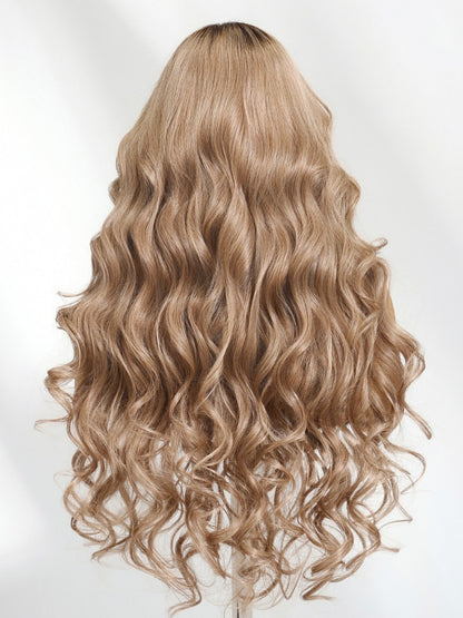 Sunber Ash Blonde Glow 13x4 Pre Everything Lace Frontal Body Wave Wig With Invisi Drawstring