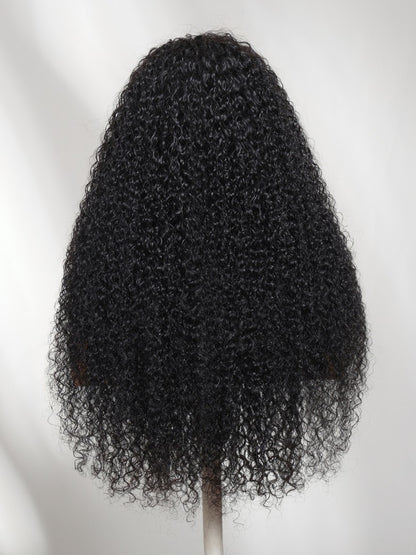 Sunber 7x5 Pre Cut Springy Micro-coils With High Curl Memory Jerry Curly Lace Part Wig
