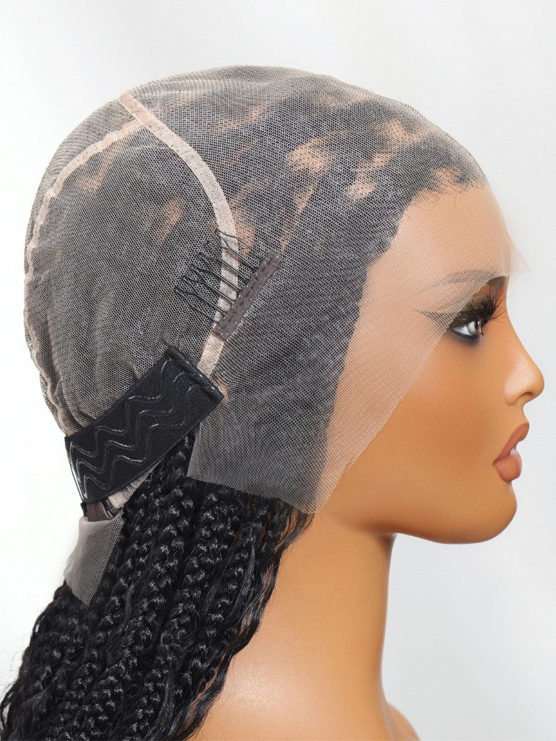 Sunber Full 360 Lace 200% Density Knotless boho box braid Wigs For Black Women Flash Sale