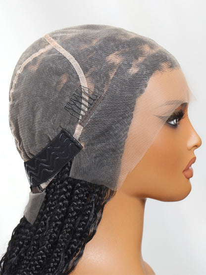 Sunber Full 360 Lace 200% Density Knotless boho box braid Wigs For Black Women Flash Sale