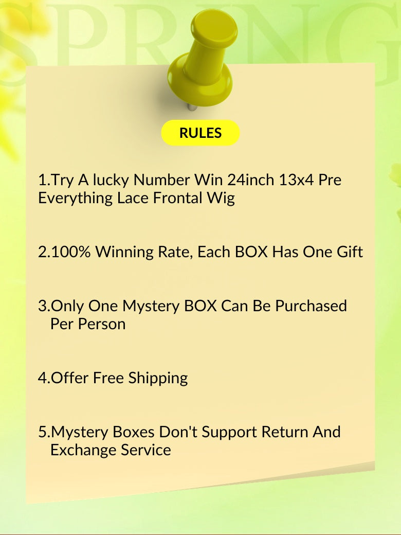 Sunber $59 Mystery Box Win 24inch Loose Wave 13x4 Pre Everything Lace Frontal Wig Flash Sale