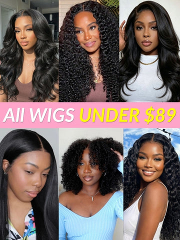24inch=$79| Sunber 7x5/13x4 Put On And Go Lace Wigs Crazy Mid-Year Flash Sale