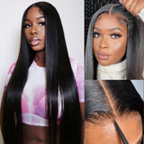 Sunber 5x5 Pre Cut Straight HD Lace Wigs