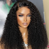 curly lace part human hair wig