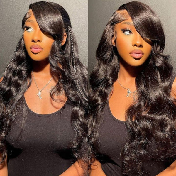 Extra 70% OFF | Sunber Deep Parting 7×5 Bye Bye Knots Pre-Cut Lace  Body Wave Wig Human Hair
