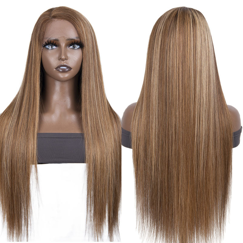 100% Virgin Human Hair Lace Wig, No Chemical
