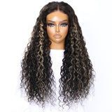 Water Wave human hair lace wig