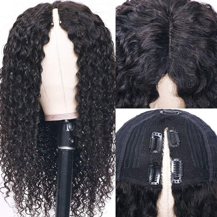 $100 Off Sunber Jerry Curly U Part Wig Human Hair Glueless Wigs Easy To Put On Wig