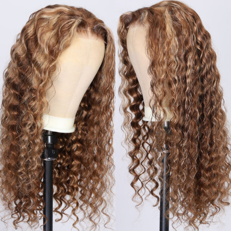 TL412 water wave lace wig