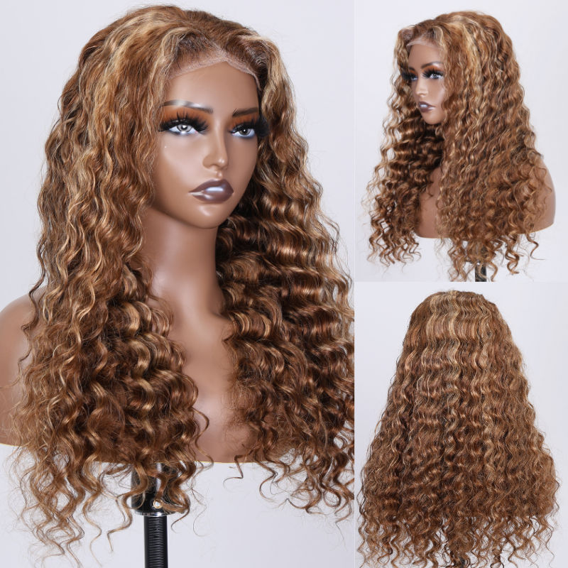 lace closure wig with pre-plucked hairline
