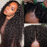 Flash Sale Upgrade U Part Wig Easy Installation Curly V Part Wig No Leave Out Glueless Wigs