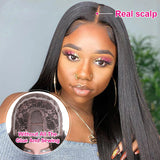BOGO Buy Straight U Part Wig Get Free 1 Bundle Human Hair Weave Flash Sale