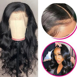 Sunber Body Wave Transparent Lace Front Wig Human Hair Pre-Plucked Hairline Instagram Special Offer