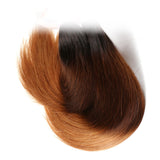 Ombre Straight Hair Weave 1 Bundle, T1B/4/27 Color 16"-26", Peruvian/Malaysian/Brazilian Hair - Sunberhair