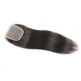 Sunber Straight 1pcs 4x4 Transparent Free Part Lace Closure With Human Hair