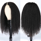 Sunber $100 Off Kinky Curly V Part Wig No Glue No Leave Out Human Hair Wigs