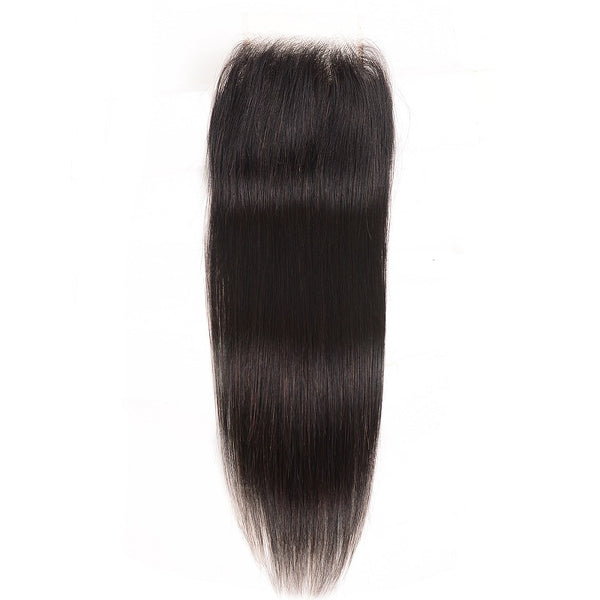 Sunber Straight 1pcs 4x4 Transparent Free Part Lace Closure With Human Hair