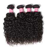 Brazilian Water Wave Hair 4 Bundles, 100% Virgin Human Hair Weave - Sunberhair