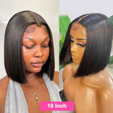 Sunber High Quality Blunt Cut Bob Wigs Lace Frontal Pre-plucked 5*5 HD Lace Closure Human Hair Wigs