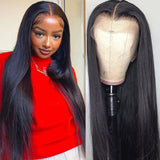 Sunber Hair 13x4 Lace Front Wigs Straight Hair Remy Human Hair Wigs With Pre Plucked Hairline 150% Density