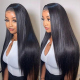 Sunber Straight 3Pcs Human Hair Weave With Unprocessed Brazilian Virgin Bundles