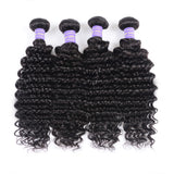 Sunber Remy Deep Wave Human Hair Weaves 4Bundles Deals With Hair Extensions