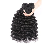 Sunber  Deep Wave Brazilian Human Hair 3Pcs Bundles Deal Very Soft and Bouncy