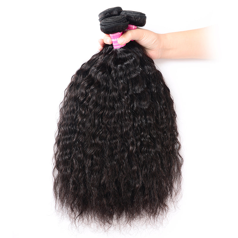 Sunber Hair 1 Bundle Kinky Wave Hair Weaves 100% Human Hair 8- 26 Inches