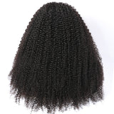 BOGO Sunber Kinky Curly Human Hair Wigs Right Side U Part Wigs 180% Density