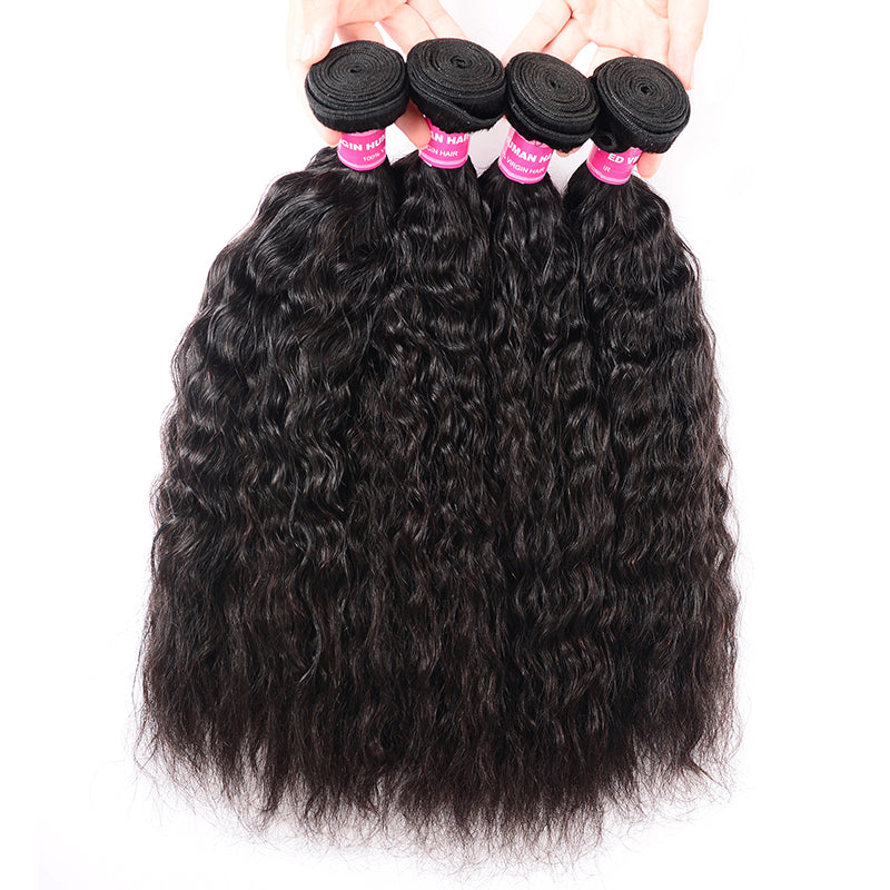 4 Bundles Super Wave Hair 100% Unprocessed Human Hair Weave