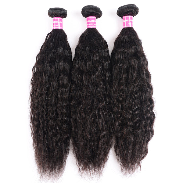 Sunber Hair Super Wave Hair, Double Weft Human Hair Weave