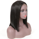 Bob Lace Front Wigs Brazilian Straight Wigs For Black Women Short Bob Wigs Human Hair Middle Part Lace Frontal Wigs - Sunberhair