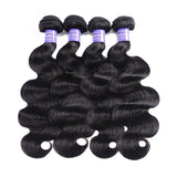 Sunber Hair Body Wave 4 Bundles New Remy 100% Brazilian Virgin Human Hair Weaves