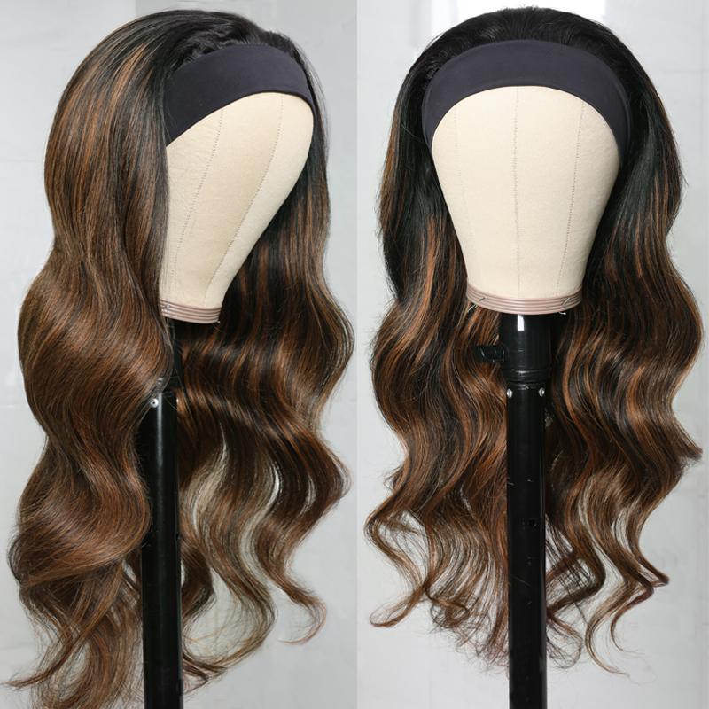 Sunber Amber Ansah Recommend Zero Skill Body Wave Headband Wigs Easy To Wear Glueless Human Hair Wigs