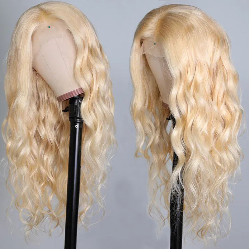 Sunber Hair Pre Plucked Body Wave 613 Blonde 100% Human Hair Wig