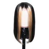 Sunber Hair Lace Front 9a Grade Highlight Straight Human Hair Ombre TL27 Lace Front Human Hair Wigs 150% Density