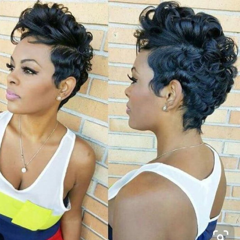 Flash Sale Sunber Glueless Curly Short Bob Wig With Bangs No Lace Human Hair Wigs