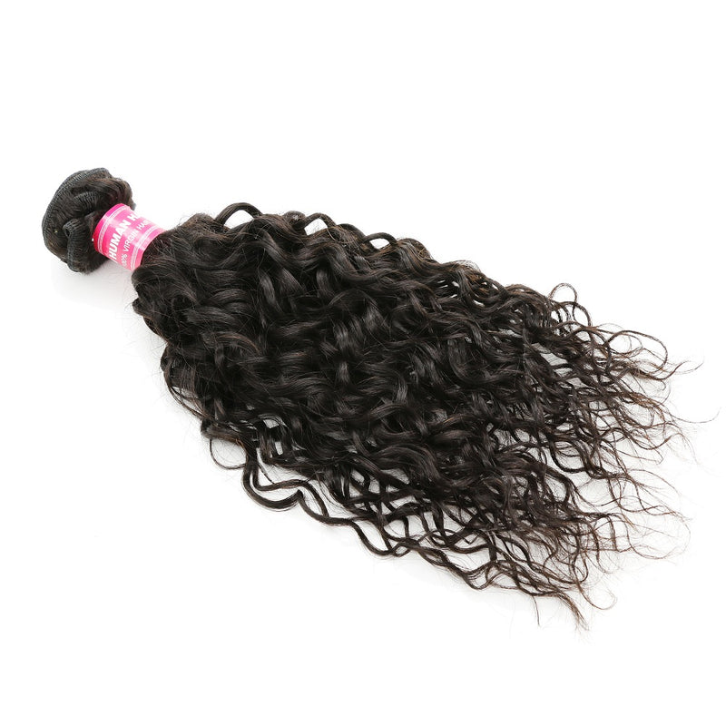 1 Bundle Virgin Water Wave Bundles, Peruvian/Malaysian/Brazilian Virgin Hair Weaves - Sunberhair