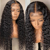 Flash Sale Sunber 4C Kinky Edge Full Curly Lace Closure Wigs Pre-Plucked Hairline Human Hair Wigs
