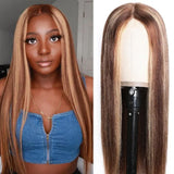 Buy 1 Get 2 Lace Part Human Hair Wigs In Piano Highlight Straight & Black Curly Wigs Bulk Sale IG Flash Sale