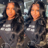 Sunber Body Wave Lace Wig 13 By 4 Transparent Lace Front Wigs Pre-plucked With Babyhair Human Hair Wigs