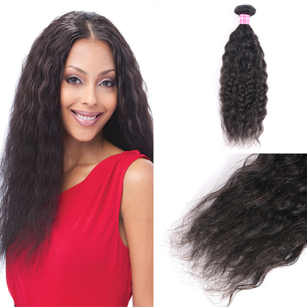 Sunber Hair 1 Bundle Kinky Wave Hair Weaves 100% Human Hair 8- 26 Inches