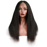 Lace frontal human Kinky Straight hair wig 8-24inch, 100% Remy human hair,130% density - Sunberhair