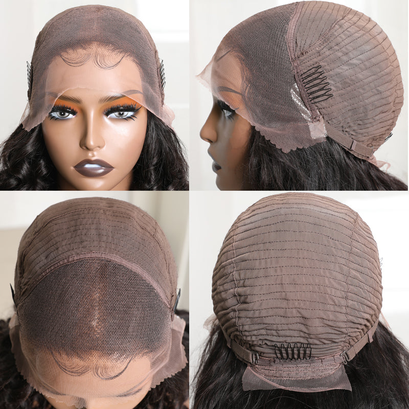 Sunber Classic Hairstyle Deep Wave 13x4 Lace Front Wigs Pre-Plucked With Baby Hair