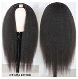 Sunber Full And Thick 20INCH Kinky Straight U Part Wig &20INCH Ginger Body Wave Lace Part Wig Flash Sale