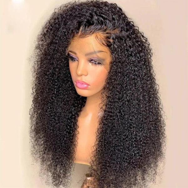 BOGO Sunber Kinky Curly Wigs Skin Melt Lace Front Wigs Natural Hairline Human Hair Flash Sale